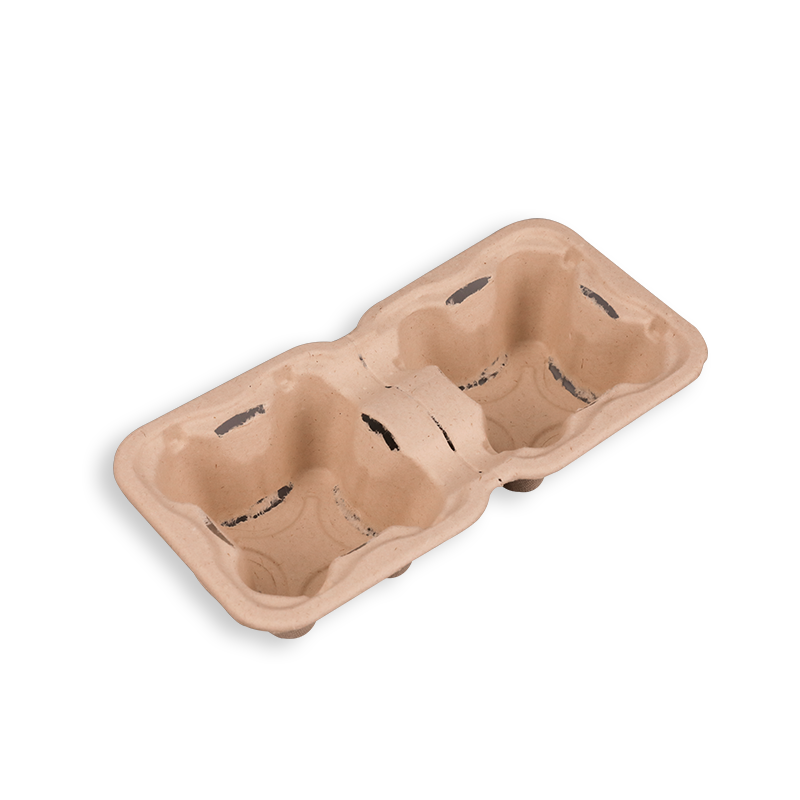 Biologisch afbreekbare suikerriet Bagasse 1 * 2 bekerdragers